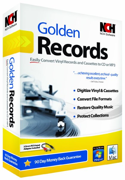 Download NCH Golden Records Vinyl to CD Converter Software