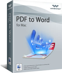 Download Wondershare PDF to Word for Mac Software