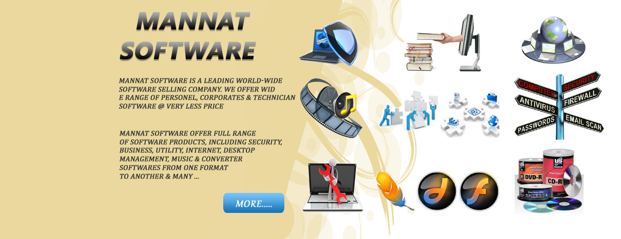 Mannat Software is a Leading World-Wide Software Selling Company